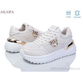 Фотография Кроссовки женские модные Весна/осень 8827-3 (8 пар р.36-41) "Ailaifa" недорого оптом от прямого поставщика
