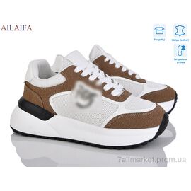 Фотография Кроссовки женские модные Весна/осень AF06 khaki (8 пар р.36-41) "Ailaifa" недорого оптом от прямого поставщика