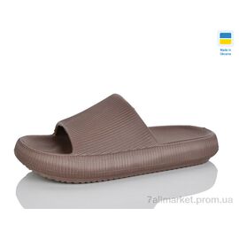 Фотография Шлепки женские облегченные Лето N88 коричневий (6 пар р.36-41) "Lot Shoes" недорого оптом от прямого поставщика