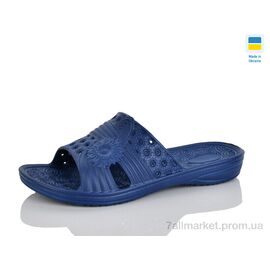 Фотография Шлепки женские облегченные Лето N58 синій (8 пар р.36-41) "Lot Shoes" недорого оптом от прямого поставщика