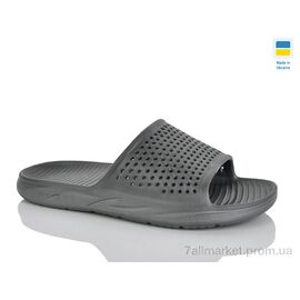 Фотография Шлепки мужские пляжные Лето N409 сірий (8 пар р.40-46) "Lot Shoes" недорого оптом от прямого поставщика
