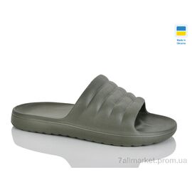 Фотография Шлепки мужские пляжные Лето N408 хакі (8 пар р.40-46) "Lot Shoes" недорого оптом от прямого поставщика
