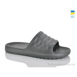 Фотография Шлепки мужские пляжные Лето N408 сірий (8 пар р.40-46) "Lot Shoes" недорого оптом от прямого поставщика