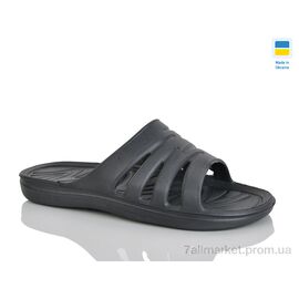 Фотография Шлепки мужские пляжные Лето Краб сірий (8 пар р.40-45) "Lot Shoes" недорого оптом от прямого поставщика