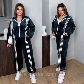 Фотография Костюм 2-ка женский спортивный велюровый  (42-60) "LADA" недорого от прямого поставщика