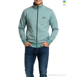 Фотография Кофта мужская Весна/осень 502NI морська хвиля (4 шт. р.сетка M-2XL) "Margo" недорого оптом от прямого поставщика