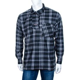 Фотография Рубашка мужская FBS01 grey р.XL-5XL "Logaster" недорого оптом от прямого поставщика