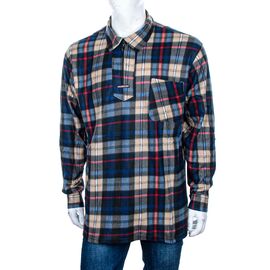 Фотография Рубашка мужская FBS04 beige р.XL-5XL "Logaster" недорого оптом от прямого поставщика