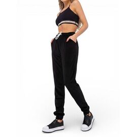 Фотография Штаны спортивные женские 33018 black р.S-XL "VICTORY" недорого оптом от прямого поставщика