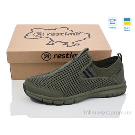 Фотография Кроссовки мужские модные Весна/осень PML26820 khaki (8 пар р.41-45) "Restime" недорого оптом от прямого поставщика