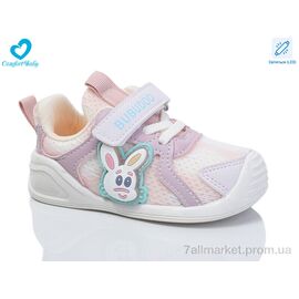Кросівки дитячі модні Весна/осінь 802-1 рожевий (12-14 см) (7 пар р.16-20) "Comfort-baby" недорого оптом від прямого постачальника
