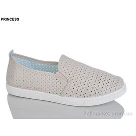 Фотография Слипоны женские тканевые Лето 55-13 (8 пар р.39-43) "Princess" недорого оптом от прямого поставщика