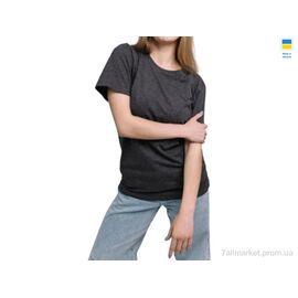 Фотография Футболка женская Лето Ж080 т.сірий (4 шт. р.сетка 3XL-6XL) "Sport style" недорого оптом от прямого поставщика