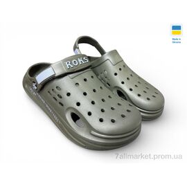 Фотография Кроксы женские летние Лето 517-017 хакі (8 пар р.37-40) "Rai shoes" недорого оптом от прямого поставщика