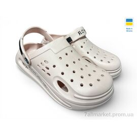 Фотография Кроксы женские летние Лето 517-013 рожевий (8 пар р.37-40) "Rai shoes" недорого оптом от прямого поставщика