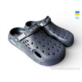 Фотография Кроксы женские летние Лето 517-019 синій (8 пар р.37-41) "Rai shoes" недорого оптом от прямого поставщика