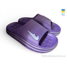 Фотография Шлепки женские облегченные Лето 513-005 фіолетовий (8 пар р.37-40) "Rai shoes" недорого оптом от прямого поставщика
