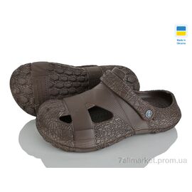 Фотография Кроксы женские летние Лето Сабо12 шоколад (12 пар р.37-41) "Rai shoes" недорого оптом от прямого поставщика