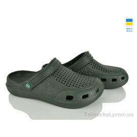 Фотография Кроксы мужские легкие Лето Сабо06 хакі (6 пар р.41-46) "Rai shoes" недорого оптом от прямого поставщика