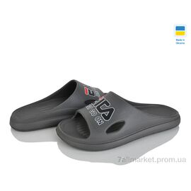 Фотография Шлепки мужские пляжные Лето С79 сірий (6 пар р.41-45) "Rai shoes" недорого оптом от прямого поставщика