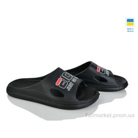 Фотография Шлепки мужские пляжные Лето С79 чорний (6 пар р.41-45) "Rai shoes" недорого оптом от прямого поставщика