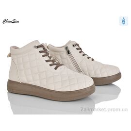 Фотография Ботинки женские стильные Весна/осень B22-17 (8 пар р.36-41) "Chunsen" недорого оптом от прямого поставщика