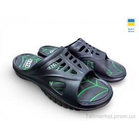 Фотография Шлепки мужские пляжные Лето 126 чорний (8 пар р.41-46) "Rai shoes" недорого оптом от прямого поставщика