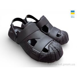 Фотография Кроксы мужские легкие Лето 528 шоколад (8 пар р.41-46) "Rai shoes" недорого оптом от прямого поставщика