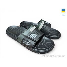 Фотография Шлепки мужские пляжные Лето 704 чорний (8 пар р.41-46) "Rai shoes" недорого оптом от прямого поставщика