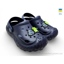 Фотография Кроксы детские летние Лето 333 синій (8 пар р.24-32) "Rai shoes" недорого оптом от прямого поставщика