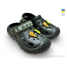 Фотография Кроксы детские летние Лето 333 хакі (8 пар р.24-32) "Rai shoes" недорого оптом от прямого поставщика