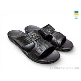 Фотография Шлепки мужские пляжные Лето 137 шоколад (8 пар р.41-46) "Rai shoes" недорого оптом от прямого поставщика