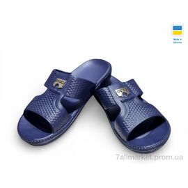 Фотография Шлепки мужские пляжные Лето 137 синій (8 пар р.41-46) "Rai shoes" недорого оптом от прямого поставщика