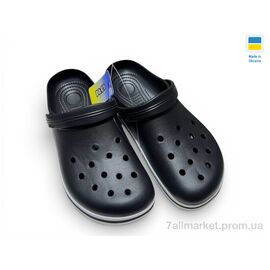 Фотография Кроксы мужские легкие Лето 520 чорний (6 пар р.41-46) "Rai shoes" недорого оптом от прямого поставщика