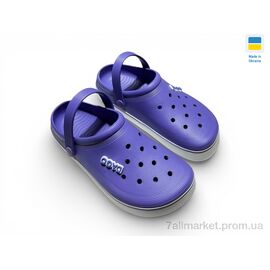 Фотография Кроксы женские летние Лето 419 вістерія (8 пар р.36-41) "Rai shoes" недорого оптом от прямого поставщика
