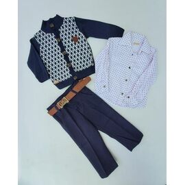 Фотография Костюм детский на мальчика ML3941 navy р.1-3 "Meloria" недорого оптом от прямого поставщика