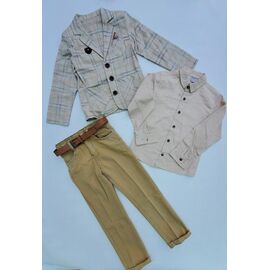 Фотография Костюм детский на мальчика ML3943 beige р.5-8 "Meloria" недорого оптом от прямого поставщика