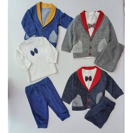 Фотография Костюм детский на мальчика ML3947 blue р.0.6-1.6 "Meloria" недорого оптом от прямого поставщика