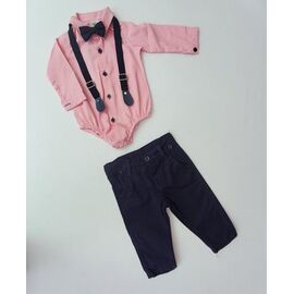 Фотография Костюм детский на мальчика ML3950 pink р.0.6-1.6 "Meloria" недорого оптом от прямого поставщика