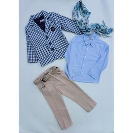 Фотография Костюм детский на мальчика ML3954 l.blue р.1-4 "Meloria" недорого оптом от прямого поставщика