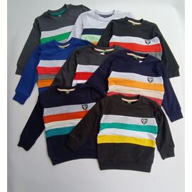 Фотография Свитер детский на мальчика ML3992 navy-orange р.2-10 "Meloria" недорого оптом от прямого поставщика