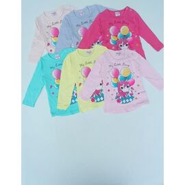 Фотография Свитер детский на девочку 0432 yellow р.1-8 "Meloria" недорого оптом от прямого поставщика