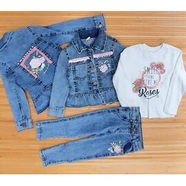 Фотография Костюм детский на девочку 11406 blue р.2-5 "Meloria" недорого оптом от прямого поставщика