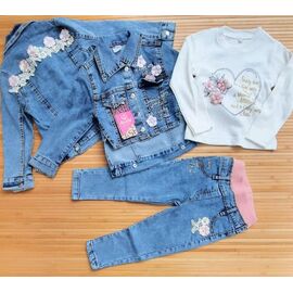 Фотография Костюм детский на девочку 11421 blue р.2-5 "Meloria" недорого оптом от прямого поставщика