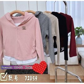 Фотография Кофта детская на девочку 72059 pink р.110-150 "Meloria" недорого оптом от прямого поставщика