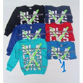 Фотография Свитер детский на мальчика ML4025-1 l.blue р.5-8 "Meloria" недорого оптом от прямого поставщика