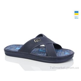 Фотография Шлепки мужские пляжные Лето N227 синій (8 пар р.41-46) "Lot Shoes" недорого оптом от прямого поставщика