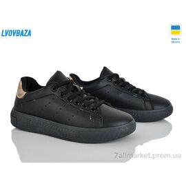 Фотография Кроссовки женские модные Весна/осень B&R 114-1 чорний (6 пар р.36-41) "Lvovbaza" недорого оптом от прямого поставщика