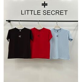 Фотография Футболка женская 021 red р.S-L "Little Secret" недорого оптом от прямого поставщика