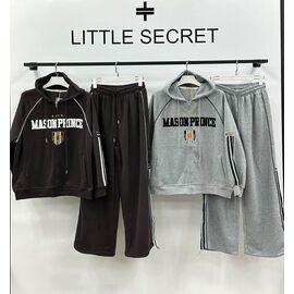 Фотография Костюм спортивный женский тёплый 11089 grey р.M-XL "Little Secret" недорого оптом от прямого поставщика